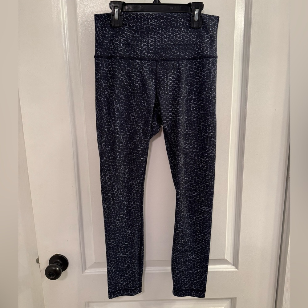 Lululemon High Times Pant *Full-On Luxtreme Star Pixel Aquamarine Navy Blue